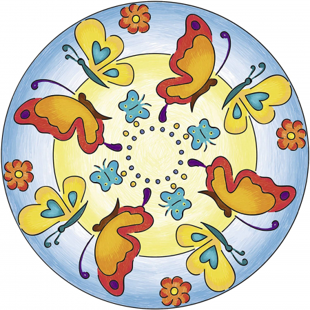 Ravensburger - Set De Creatie Mandala Flori Si Fluturi [5]
