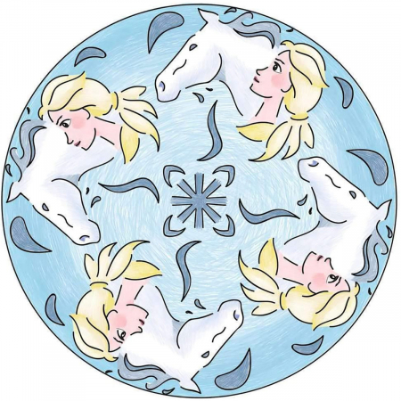 Ravensburger - Set De Creatie Midi Mandala Frozen II [1]