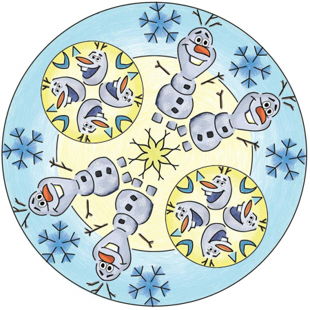 Ravensburger - Set De Creatie Midi Mandala Frozen II [5]