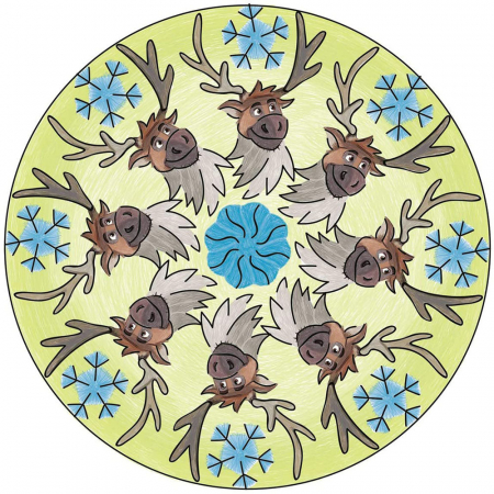 Ravensburger - Set De Creatie Midi Mandala Frozen II [4]