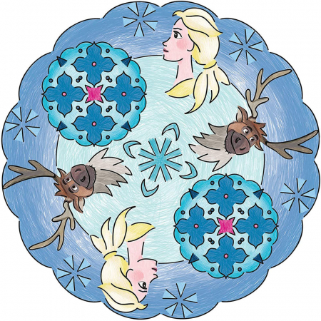 Ravensburger - Set De Creatie Midi Mandala Frozen II [3]