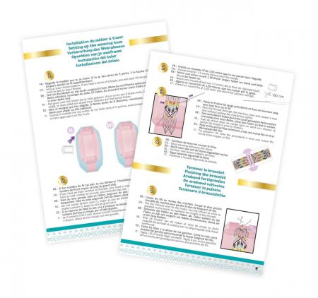 Razboi de tesut cu margelute Buki France Bead Loom [4]