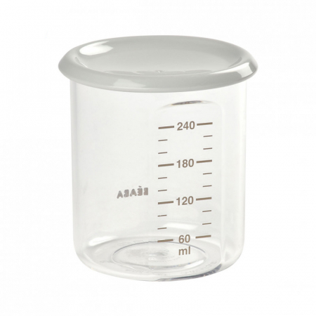 Recipient ermetic din Tritan Beaba 240 ml Grey [3]