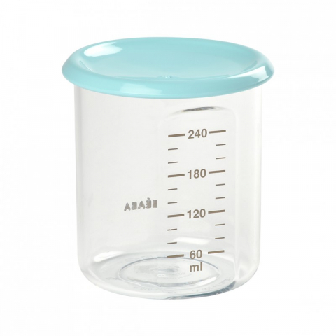 Recipient ermetic din Tritan Beaba 240 ml Bleu [0]