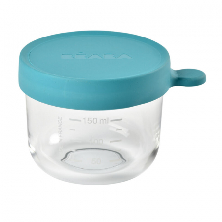 Recipient ermetic sticla Beaba 150 ml Blue [2]