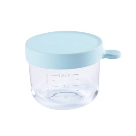 Recipient ermetic sticla Beaba 150 ml Light Blue [3]