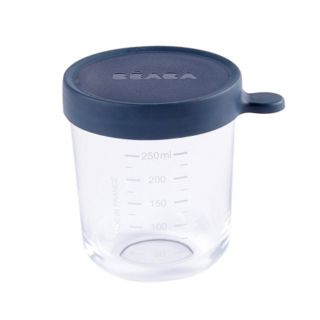 Recipient ermetic sticla Beaba 250 ml Dark Blue [3]