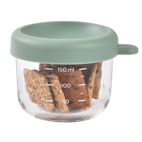 Recipient ermetic sticla Beaba 150 ml Sage Green [1]