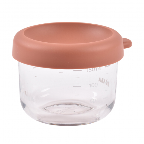 Recipient ermetic sticla Beaba 150 ml Terracotta [4]