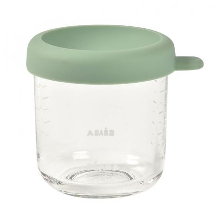 Recipient ermetic sticla Beaba 250 ml Sage Green [3]