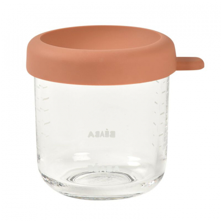 Recipient ermetic sticla Beaba 250 ml Terracotta [3]