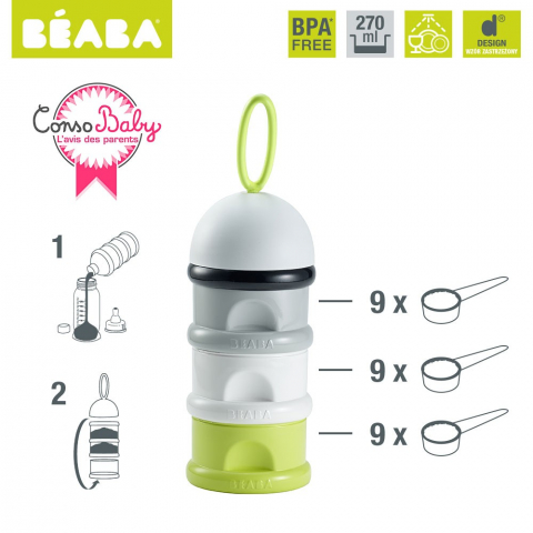 Recipient lapte praf Beaba Neon [1]