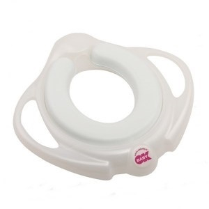 Produse pentru baie - Reductor toaleta Pinguo Soft - OK Baby - alb