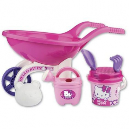 Jucarii de apa si nisip - Roaba cu jucarii de nisip Hello Kitty