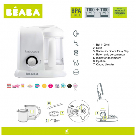Robot Beaba Babycook Solo White/Silver [9]