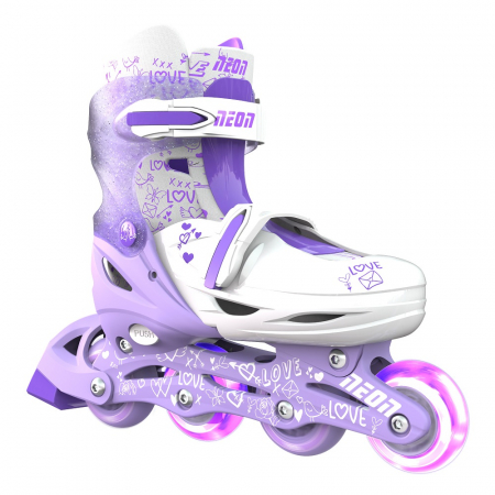 Role 2 in 1 Neon Combo Skates marime 34-37 Purple [2]