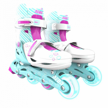 Role Neon Inline Skates marime 34-37 Teal Pink [1]