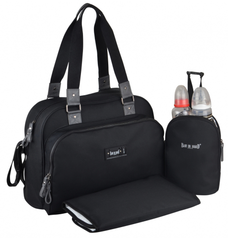 Genti bebe - Geanta infasat bebelusi Baby On Board Urban Black