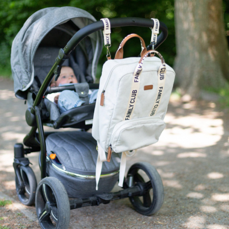 Rucsac de infasat Childhome Family Club Signature Alb [6]