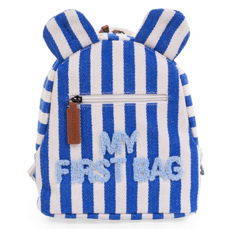 Ghiozdane si rucsacuri - Rucsac pentru copii Childhome My First Bag Albastru/Alb