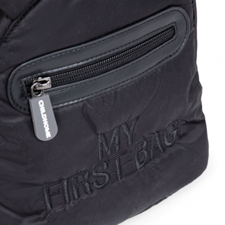Rucsac pentru copii matlasat Childhome My First Bag Negru [2]