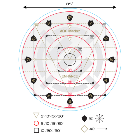 Sablon Vraji AoE DnD ENHANCE Gaming [1]
