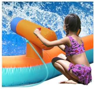 Saltea gonflabila cu piscina si tun cu apa [0]