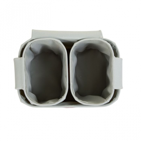 Set 3 cosuri depozitare Childhome 21x14x10 cm/14x10x10 cm Gri [2]
