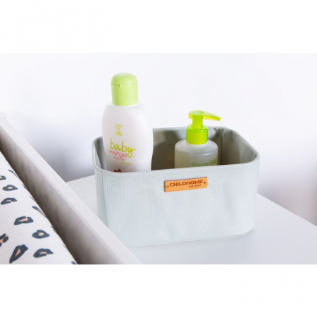 Set 3 cosuri depozitare Childhome 21x14x10 cm/14x10x10 cm Gri [5]