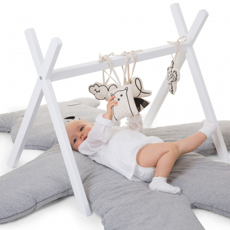 Salteluta de joaca Childhome 150 cm, Teddy Gri [2]