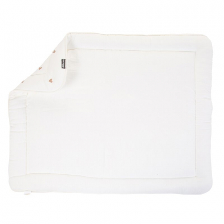 Salteluta de joaca Childhome 75x95 cm Jerse/Muselina, Inimioare [1]