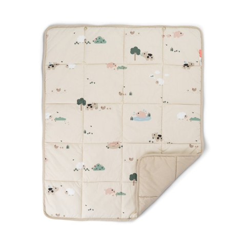 Jucarii bebelusi - Salteluta de joaca Done by Deer Tiny Farm Sand