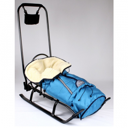 Sanie Salto cu Saculet Lana Albastra Skyline [0]