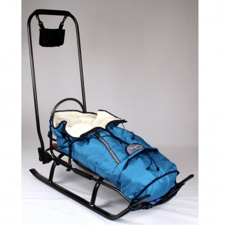 Sanie Salto cu Saculet Material Polar Albastru Skyline [0]