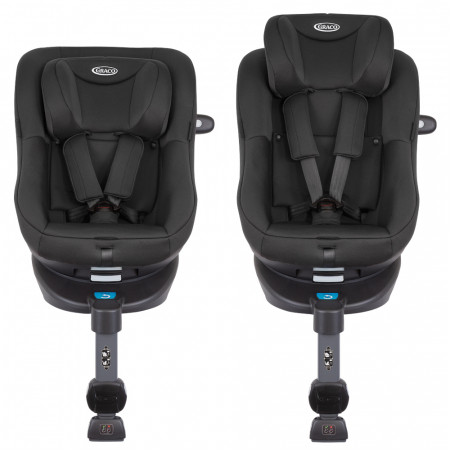 Scaun auto Graco rotativ 360 Turn2Me i-Size Midnight [2]