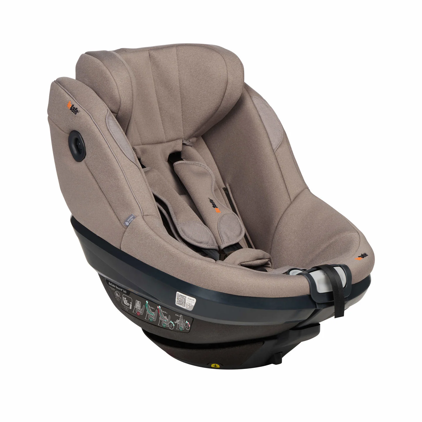Scaune auto copii - Scaun auto BeSafe Beyond 2 360 Dark Sand SoftBreeze