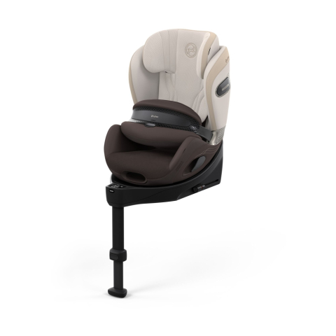 Carucioare si scaune auto - Scaun auto Cybex Anoris Si Airbag i-Size Style Amber Brown