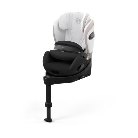 Carucioare si scaune auto - Scaun auto Cybex Anoris Si Airbag i-Size Style Off White