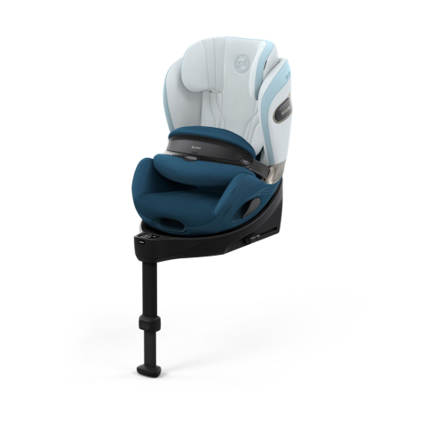 Carucioare si scaune auto - Scaun auto Cybex Anoris Si Airbag i-Size Style Opal Blue