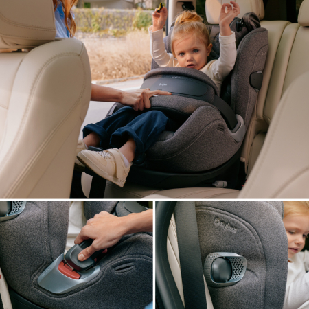 Scaun auto Cybex Anoris T2 i-Size Plus Mirage Grey [7]