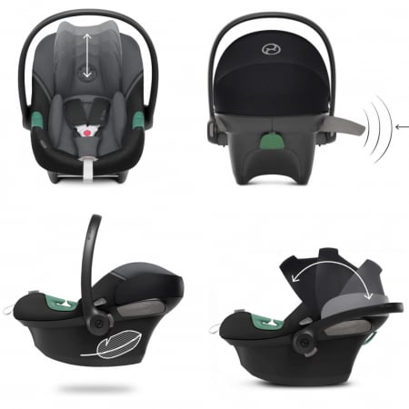 Scoica auto Cybex Aton S2 i-Size Monument Grey [1]