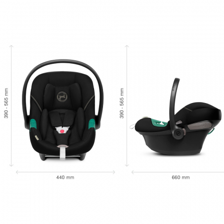 Scoica auto Cybex Aton S2 i-Size Monument Grey [2]