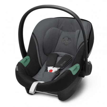 Scaune auto copii - Scoica auto Cybex Aton S2 i-Size Granite Black
