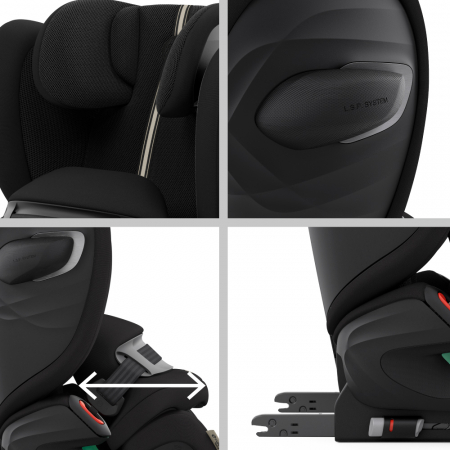 Scaun auto Cybex Pallas G i-Size Plus Moon Black [5]