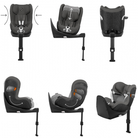 Scaun auto Cybex Sirona Zi i-Size Autumn Gold [4]