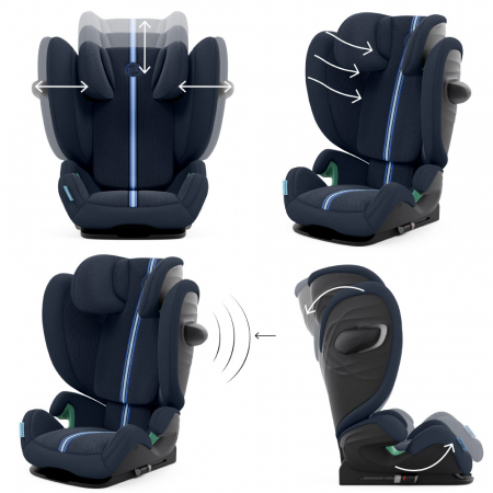 Scaun auto Cybex Solution G i-Fix Plus Ocean Blue [3]