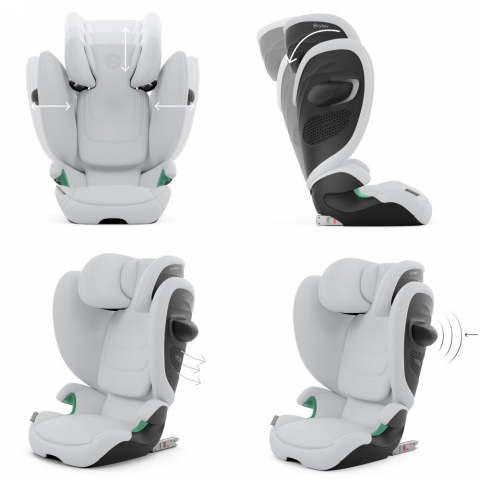 Scaun auto Cybex Solution G2 i-Fix Fog Grey [1]