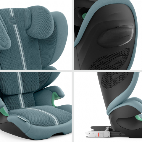 Scaun auto Cybex Solution G2 i-Fix Plus Stormy Blue [2]
