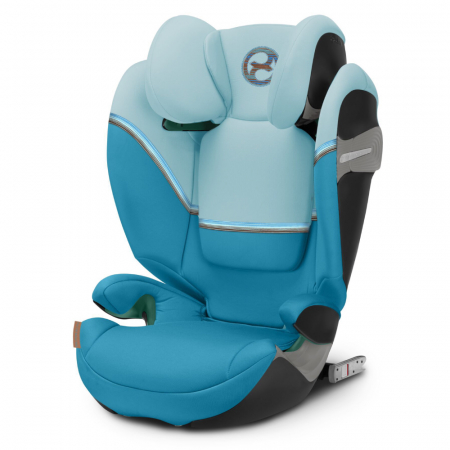 Scaune auto copii - Scaun auto Cybex Solution S2 i-Fix Beach Blue