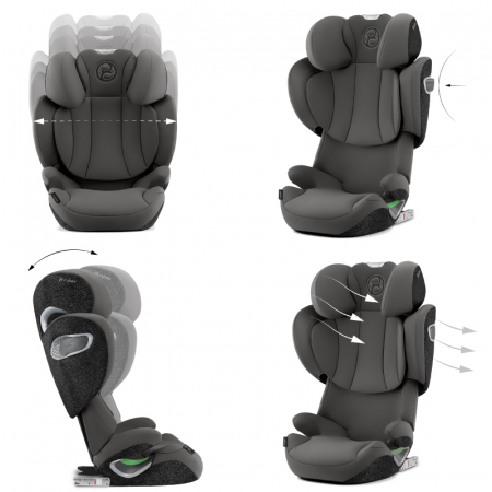 Scaun auto Cybex Solution T i-Fix Mirage Grey [4]